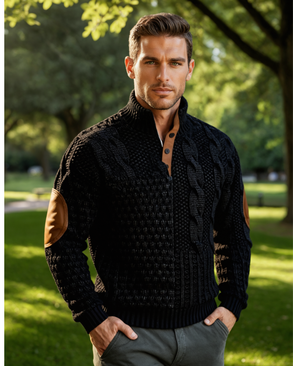 The Kingsley Men’s Luxury Cashmere Knit Sweater
