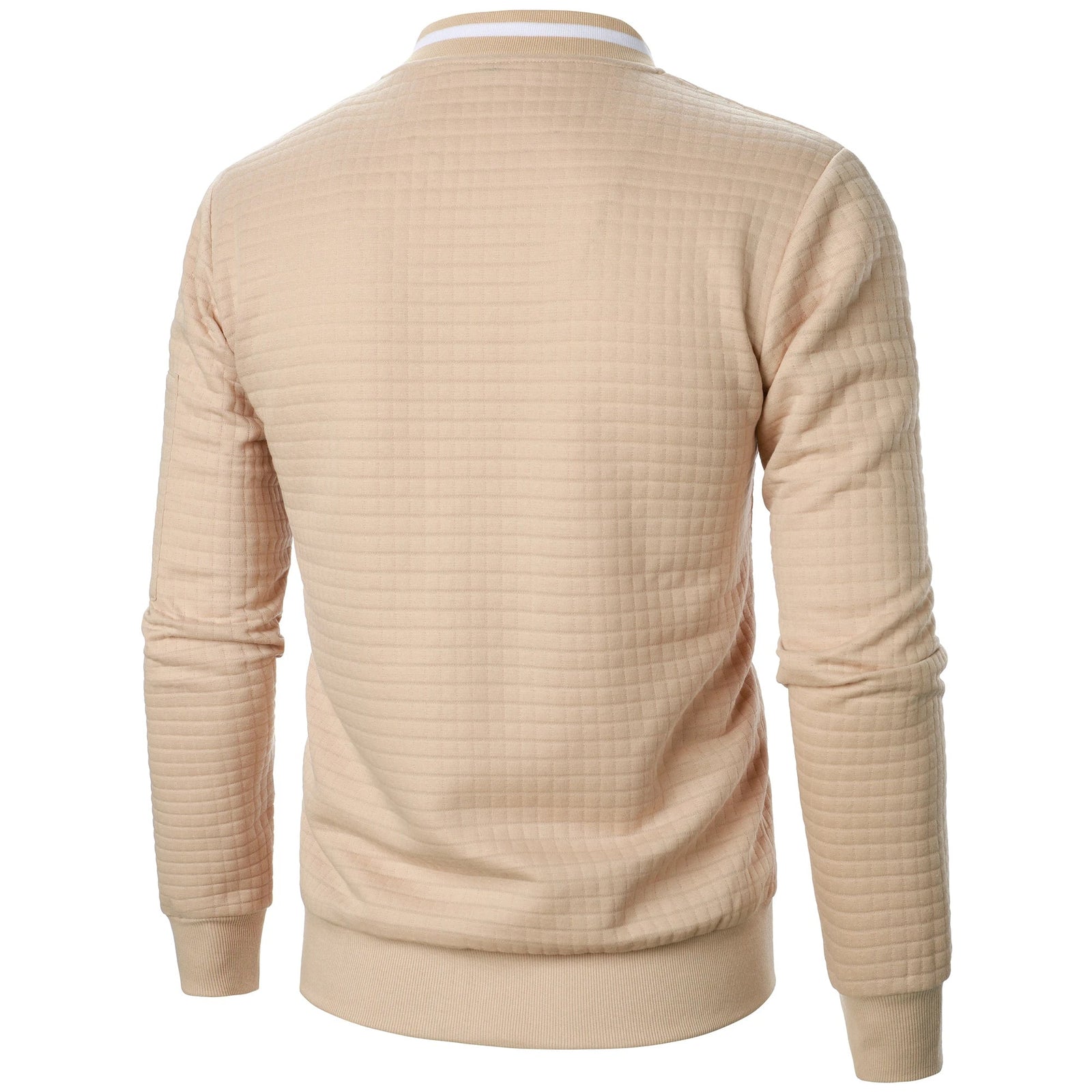 The Harlow Cotton Cardigan for Men – Tailored with Zip