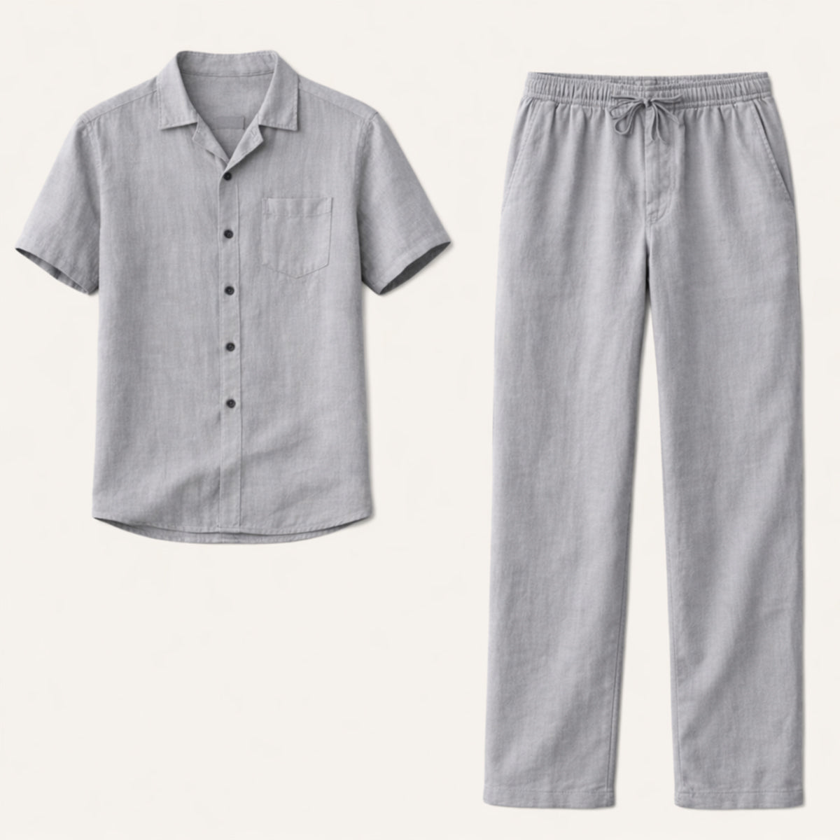 The Westminster Men’s Casual Linen Beach Set – Shirt & Pants