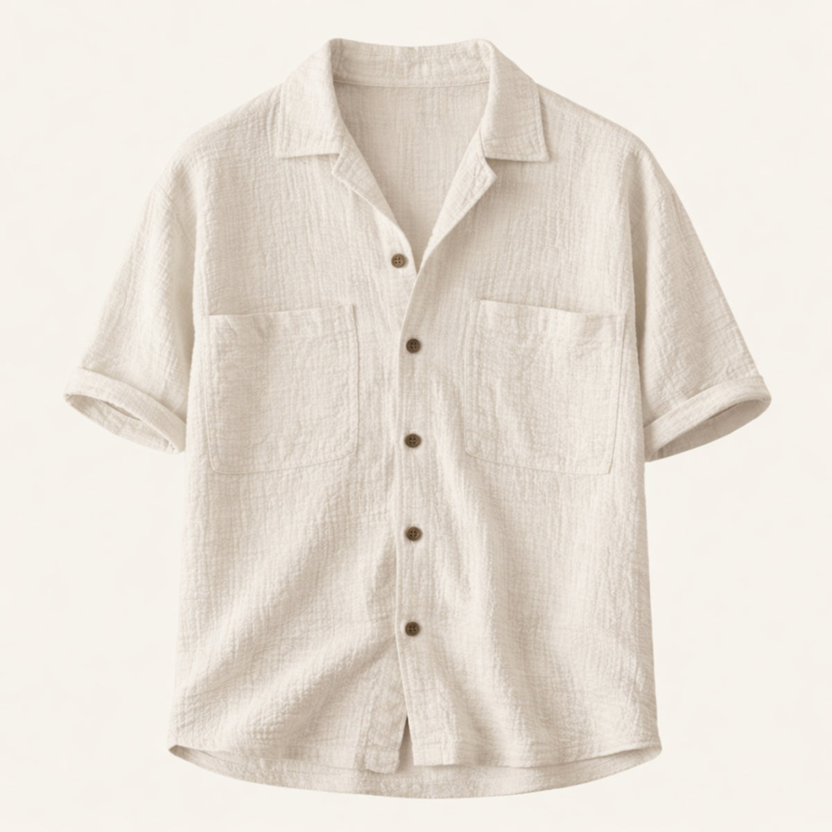 The Mayfair Men’s Relaxed Fit Textured Linen Blend Shirt