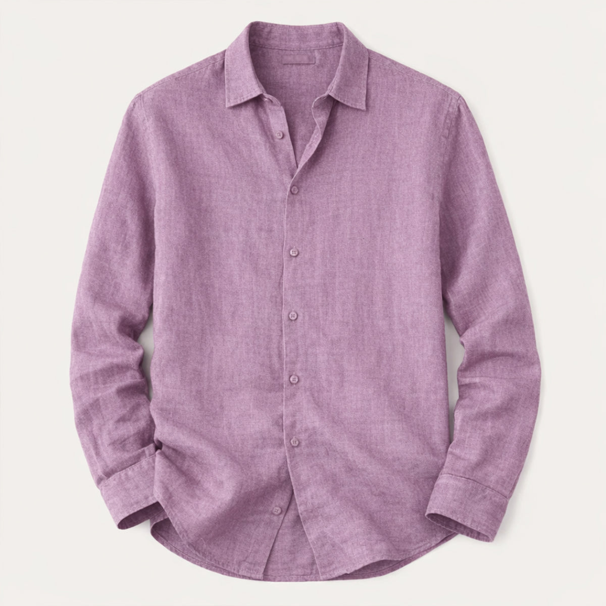The Cedar Ridge Hill Men’s Trendy Loose Fit Linen Button Up Shirt