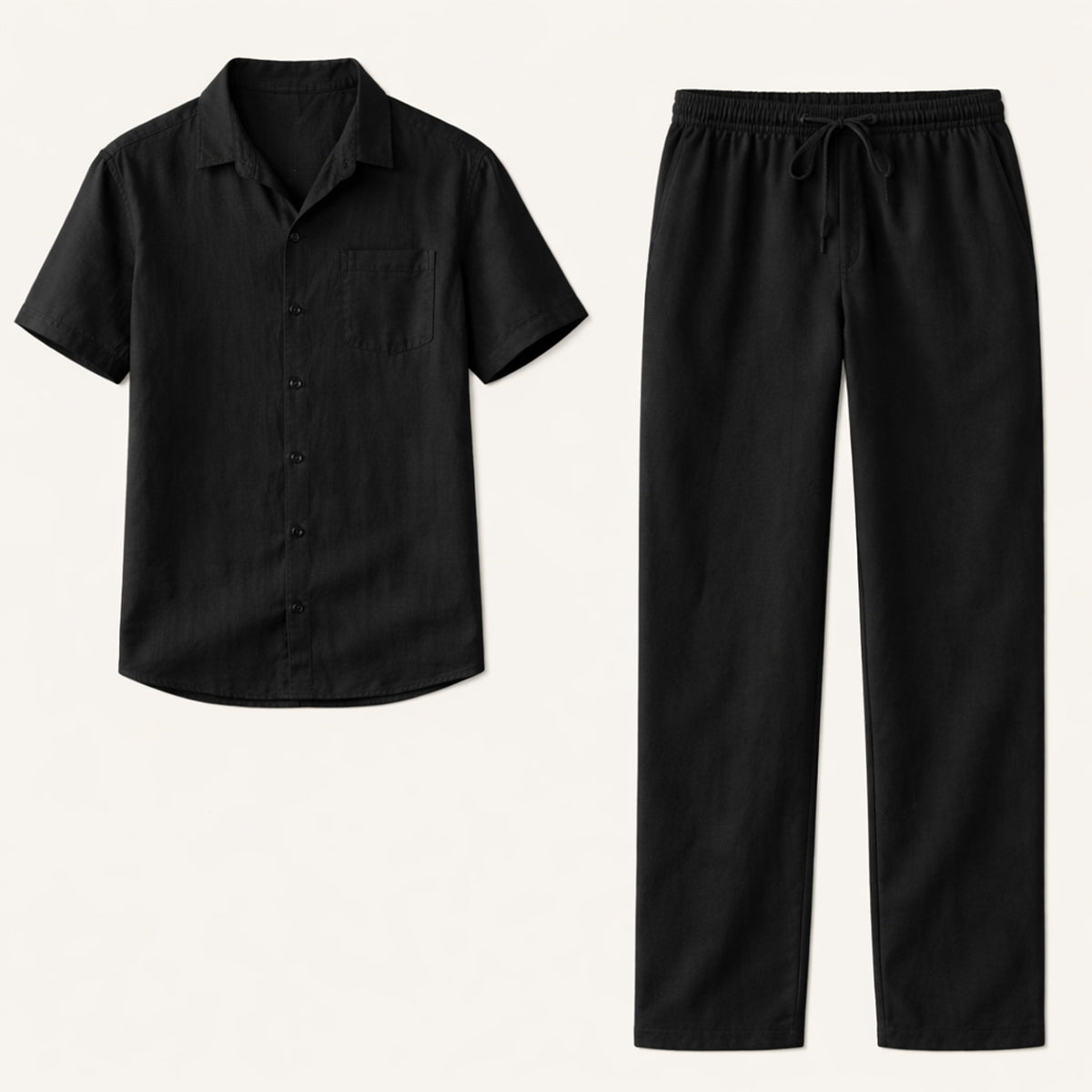 The Westminster Men’s Casual Linen Beach Set – Shirt & Pants