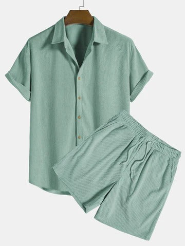 The Corsica Linen Set – Summer Shirt & Pants for Men