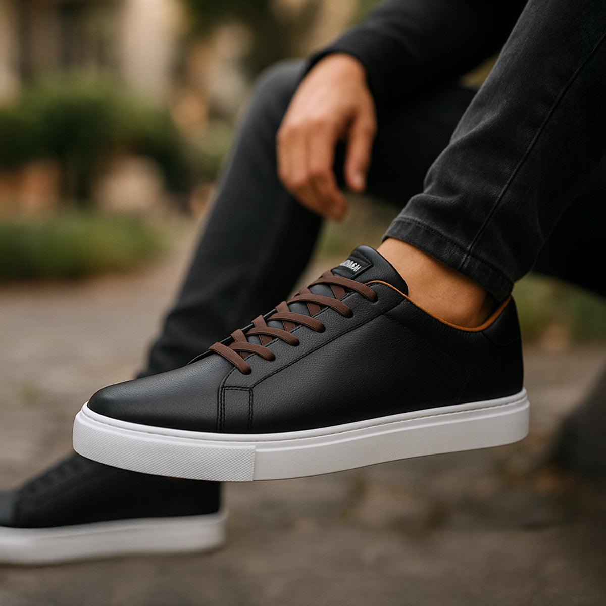 The Ashford Premium Leather Slip On Orthopedic Sneakers for men