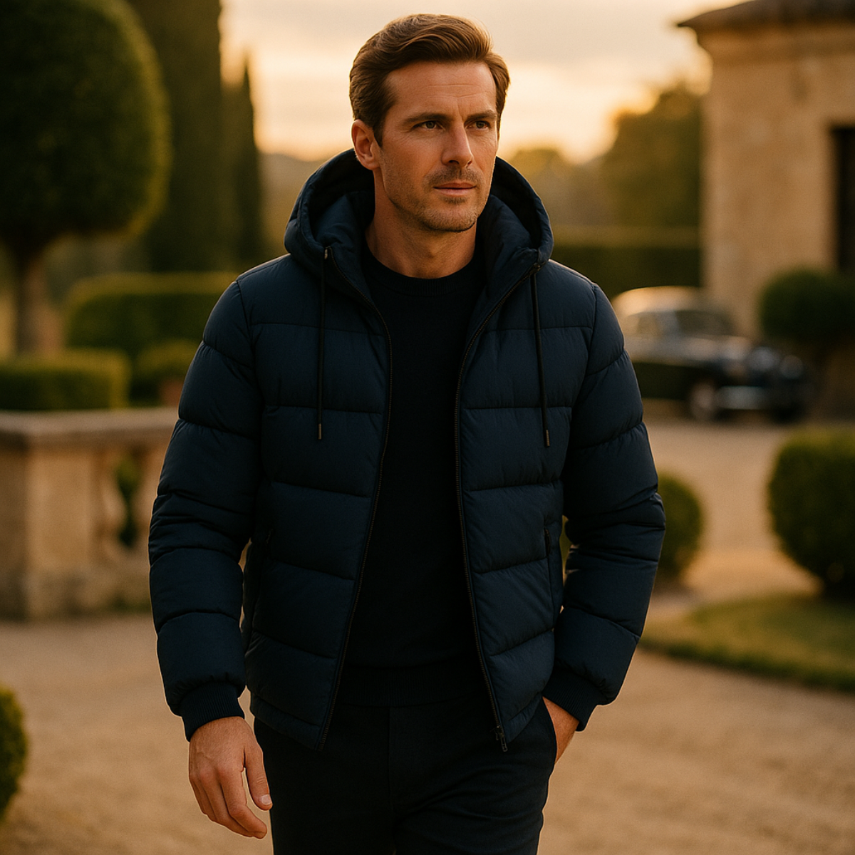 The St. Moritz Warm Elegant Puffer Jacket for Men - 2025 Limited Edition