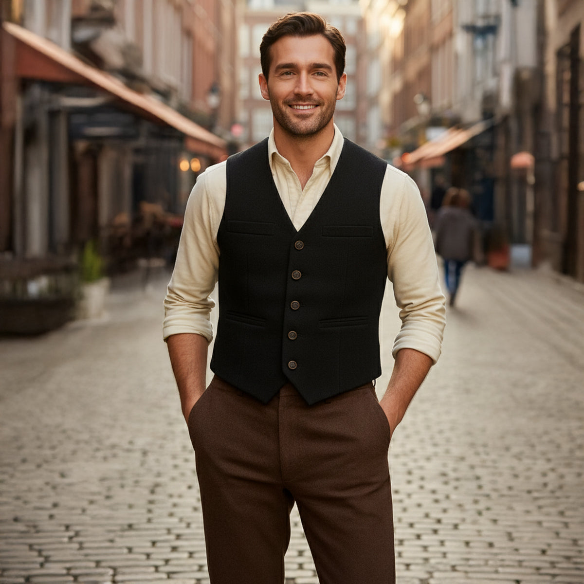 The St. Andrews Men's Elegant Button Up Vintage Vest