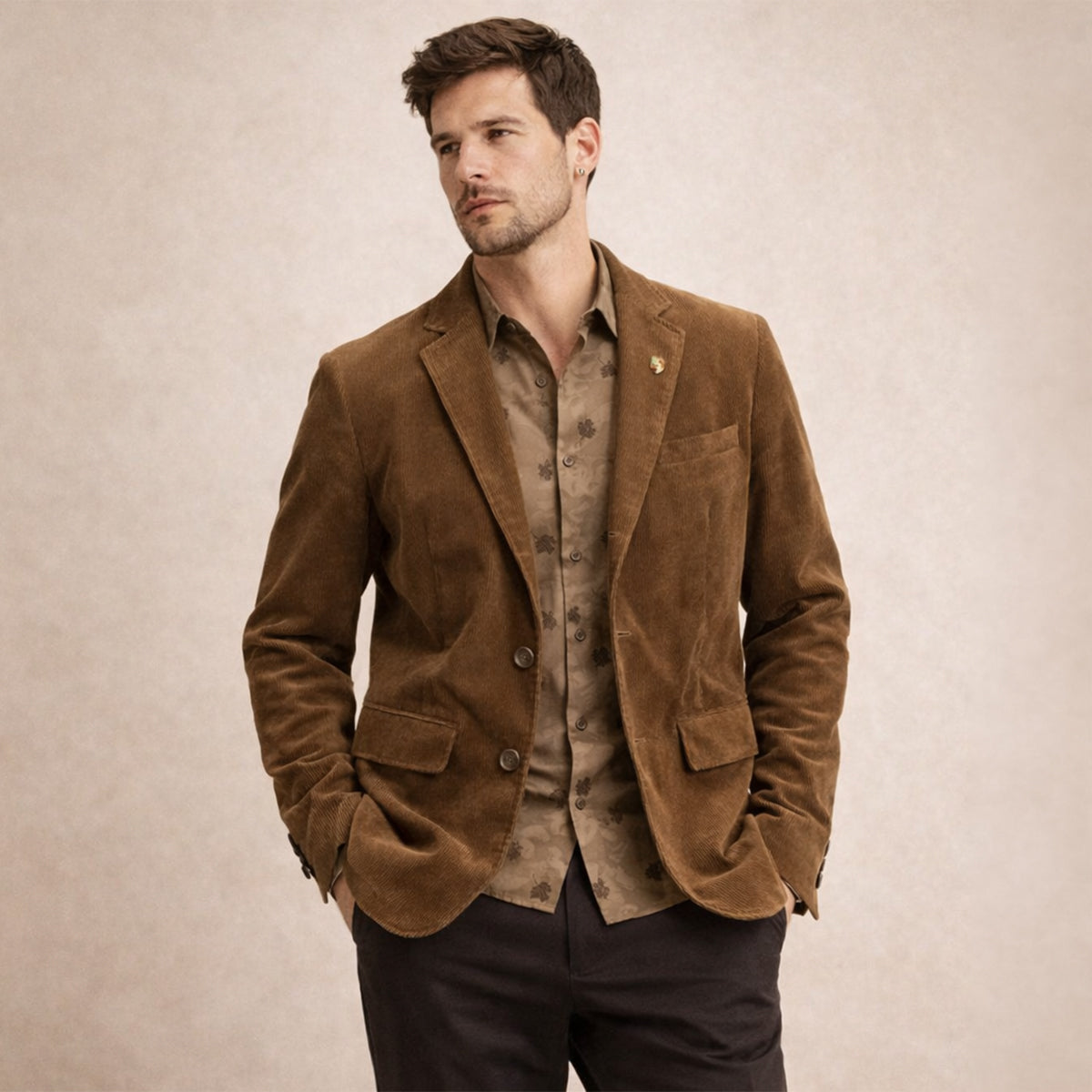 The Ridgeway Men’s Vintage Corduroy Blazer