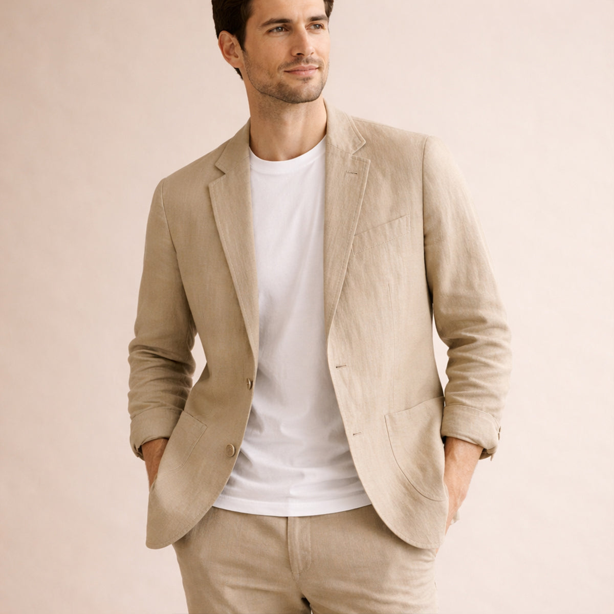 The Venice Linen Summer Blazer - Wedding Guest Men - Formal Occasions