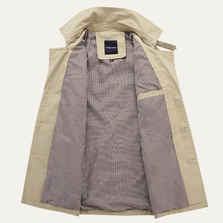 The Bramwell Men’s Classic Double Breasted Trench Coat
