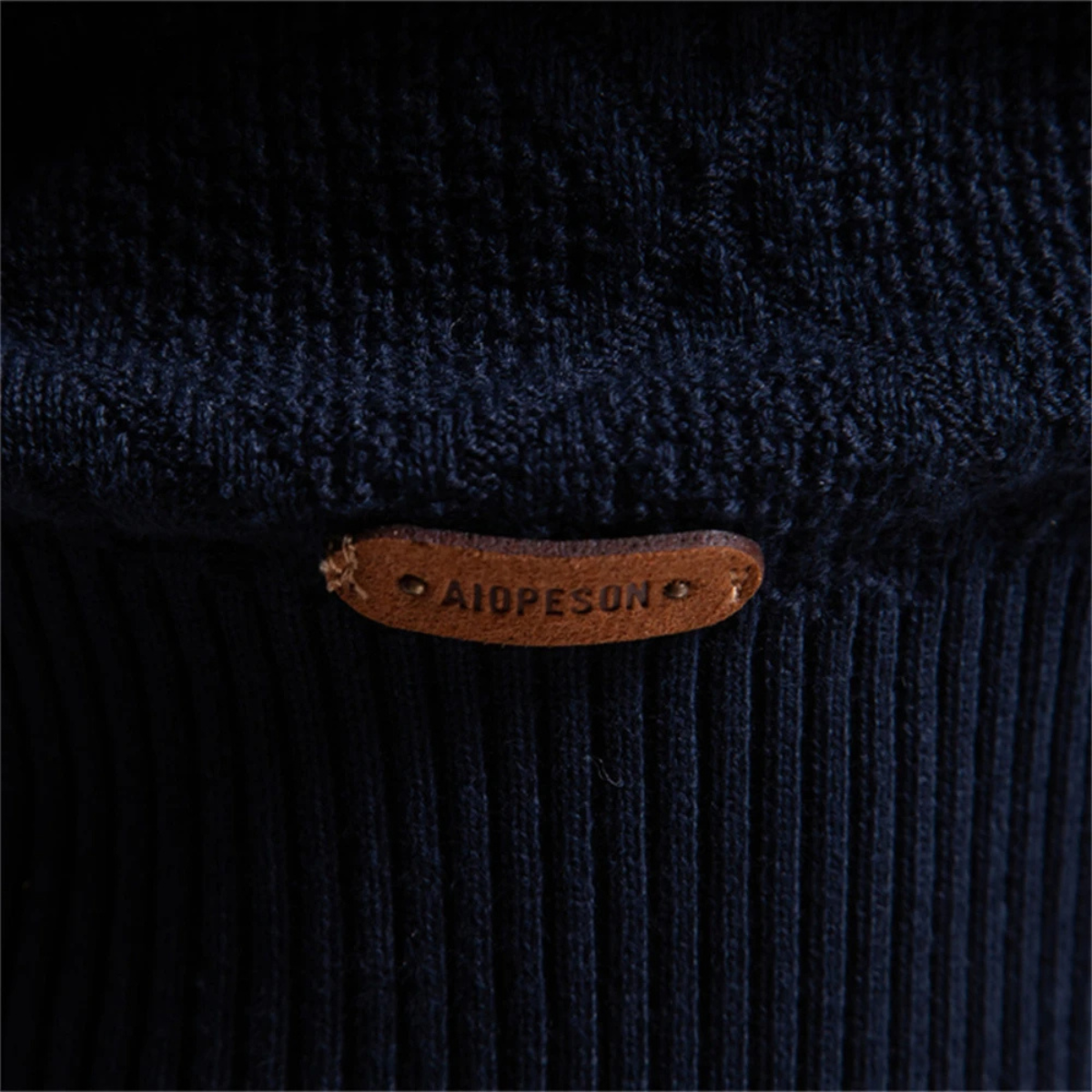 The Kensington Diamond Knit Polo Sweater for Men
