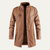 The Cernobbio Men’s Classic Thick Fleece Lined Leather Jacket