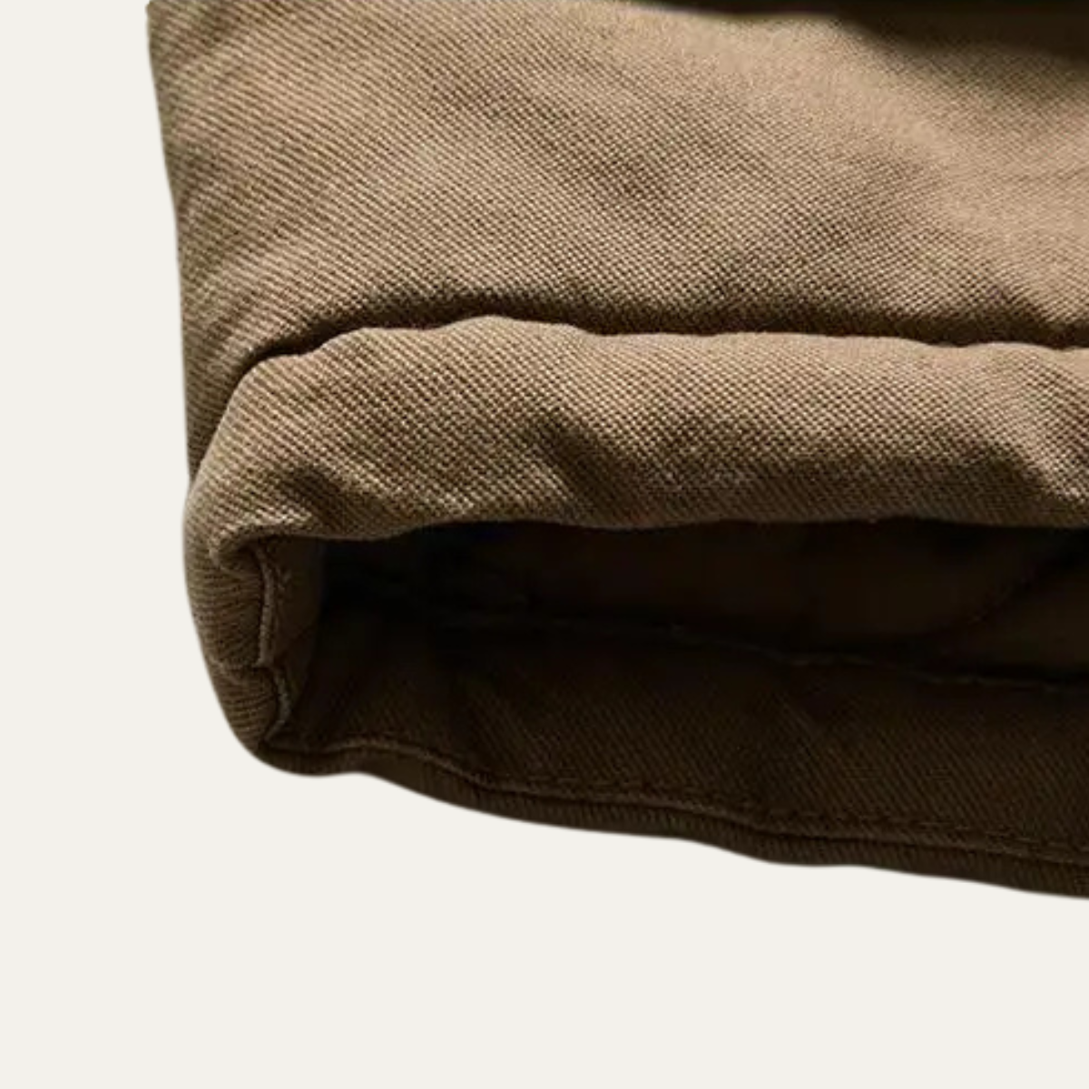 The Lipari Men's Long Down Hooded Jacket with Fur Collar