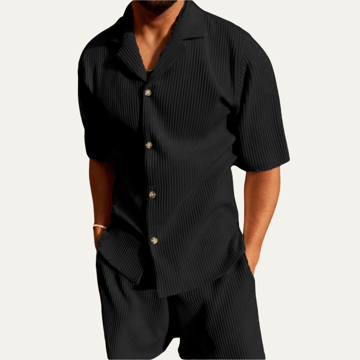The Savannah Men’s Textured Summer Matching Set
