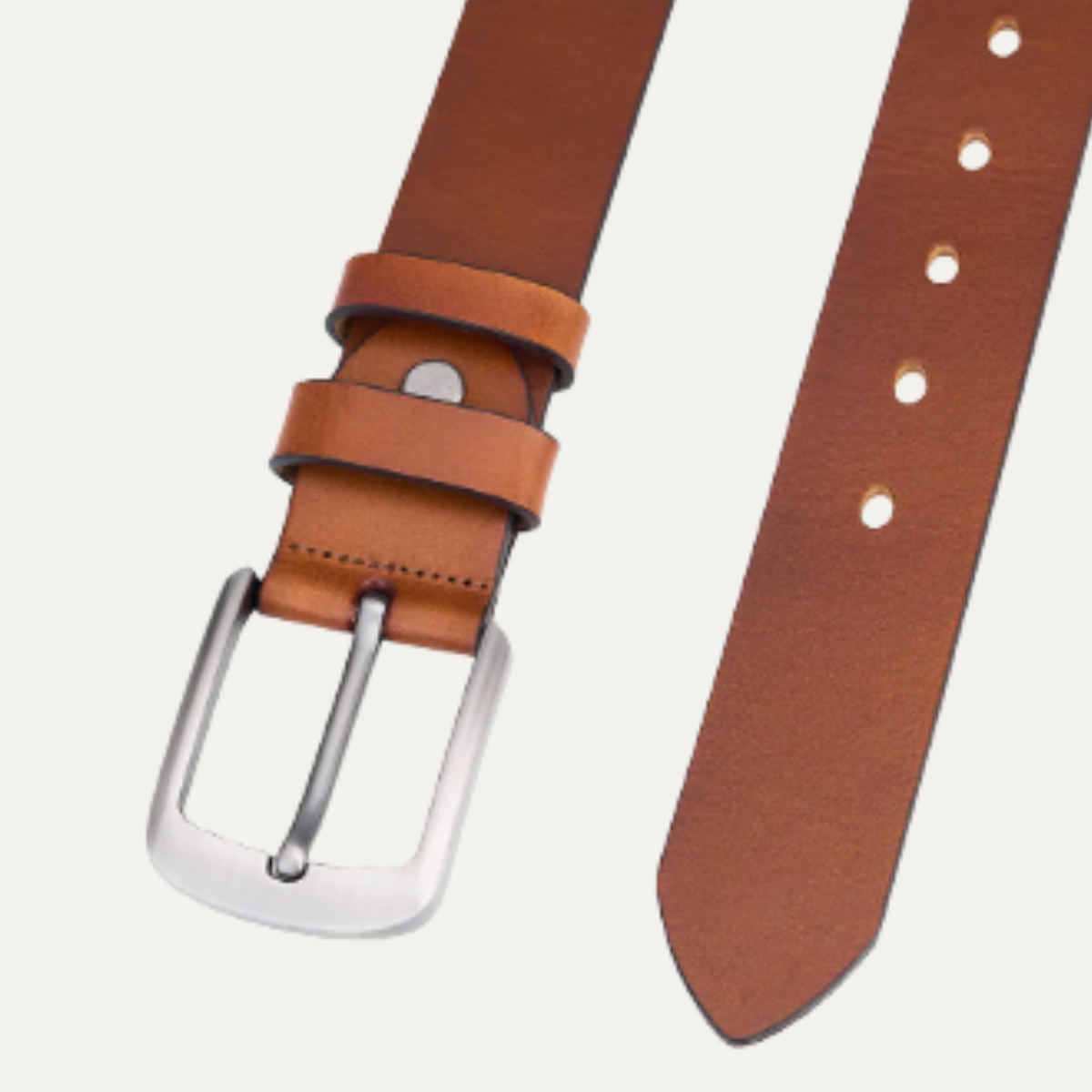 The Arlington Men’s Leather Durable Classic Buckle Belt