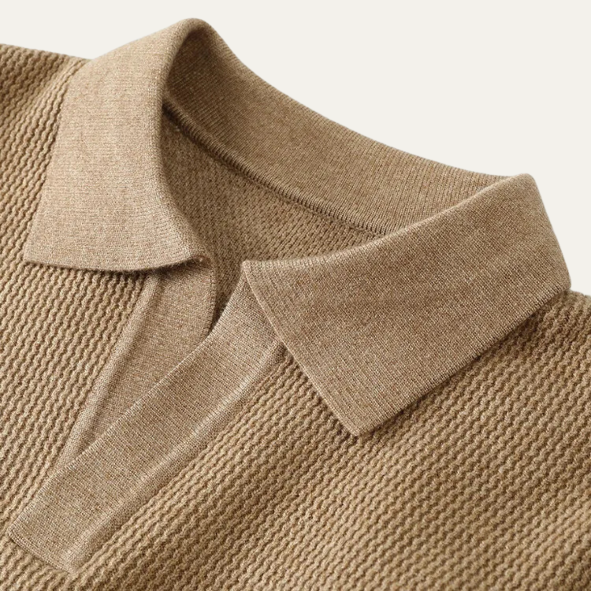 The Moncalvo Men’s Cashmere Knit Shirt Collar Sweater