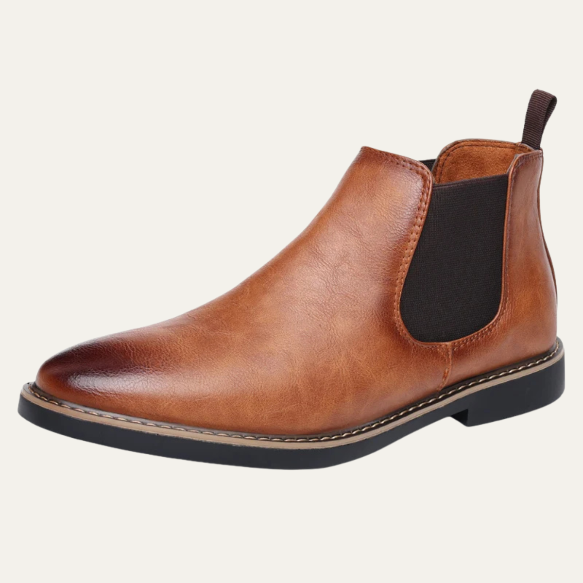 The Piacenza Men’s Trendy Classic Leather Chelsea Boots