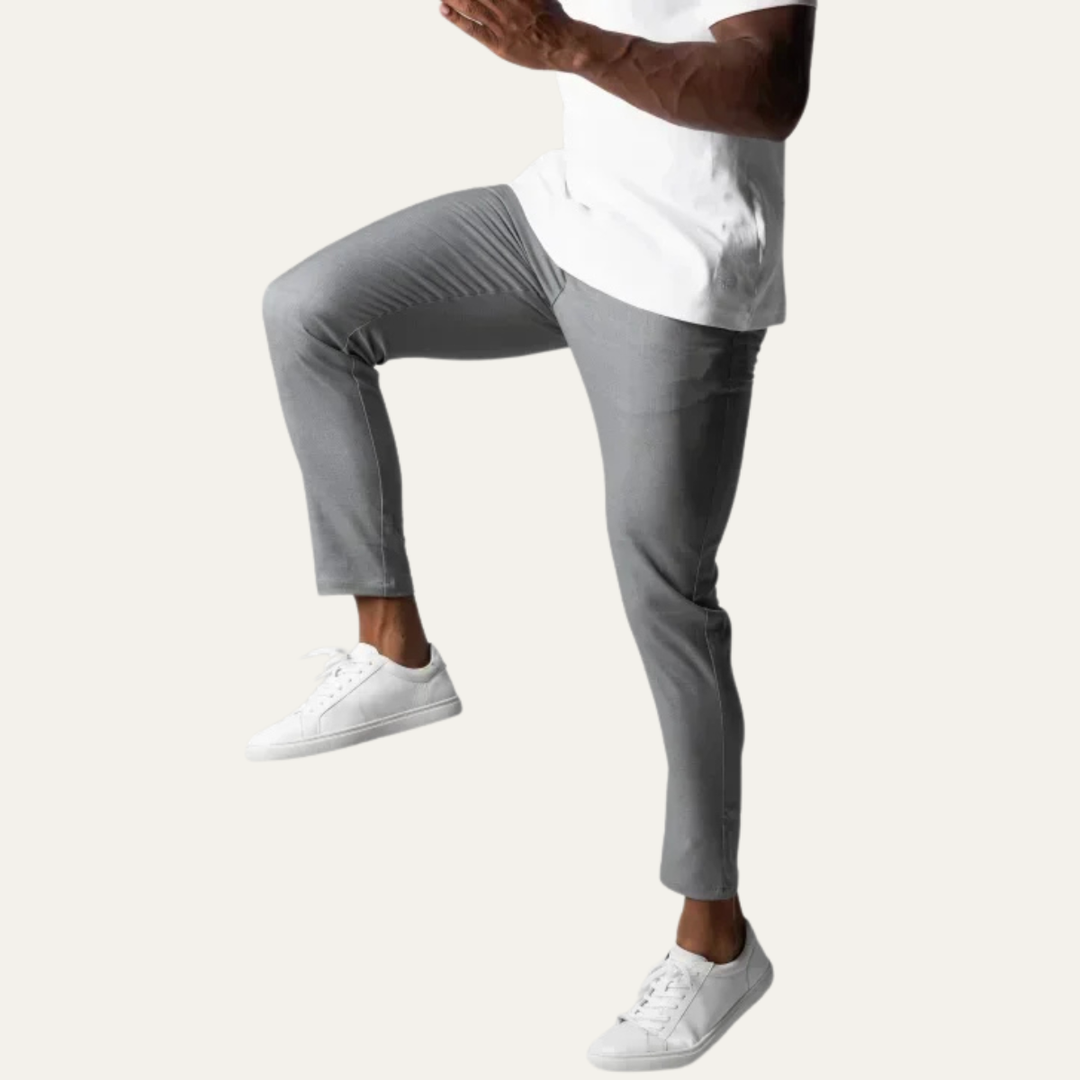 The La Maddalena Men’s Slim Fit Casual Stretch Chino Pants