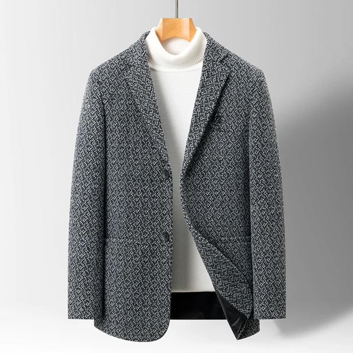 The Potsdam Men’s Textured Pattern Chenille Blazer