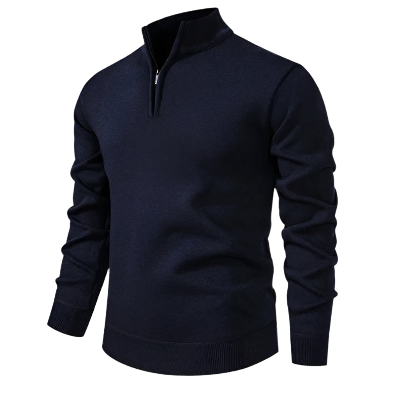 The Warwick Quarter Zip Jumper-The British Gentlemen