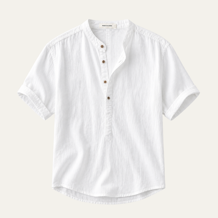 The Montclair Men’s Summer Casual Linen Shirt