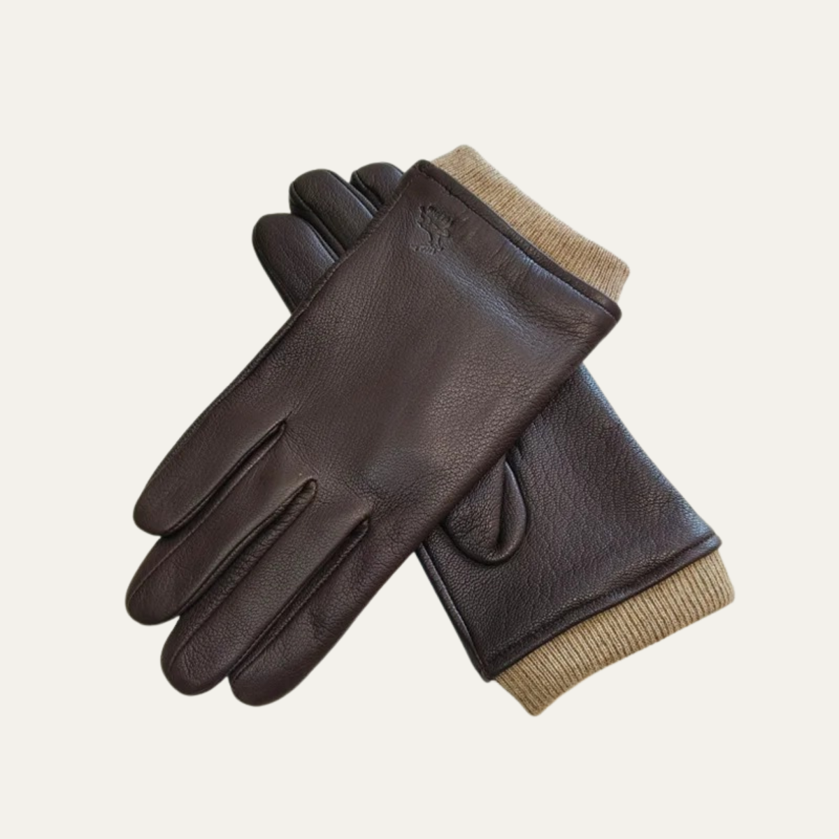 The Palermo Men's Leather Wool Lined Winter Driving Gloves