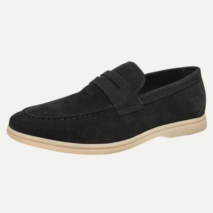 The Torquay Men’s Lightweight Casual Suede Slip On Loafers