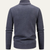 The Montefalco Men’s Casual Knitted Stand Collar Zip Cardigan
