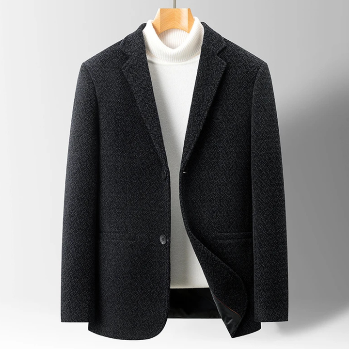 The Potsdam Men’s Textured Pattern Chenille Blazer