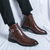 The Franciacorta Men’s Leather Ankle Boots with Side Zip & Non Slip Sole