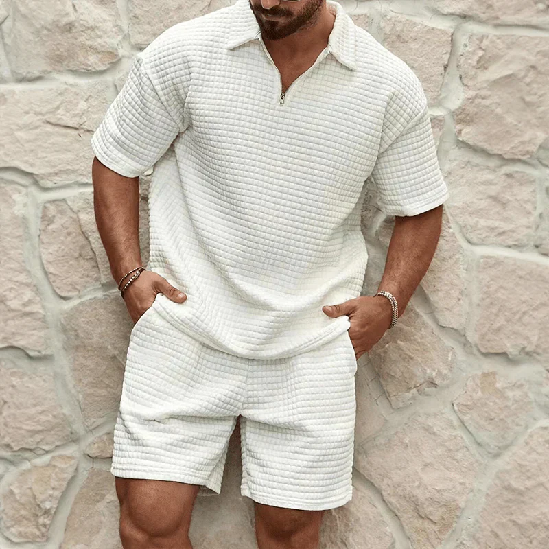 The Redford Co Ord Set - Polo & Shorts for Men