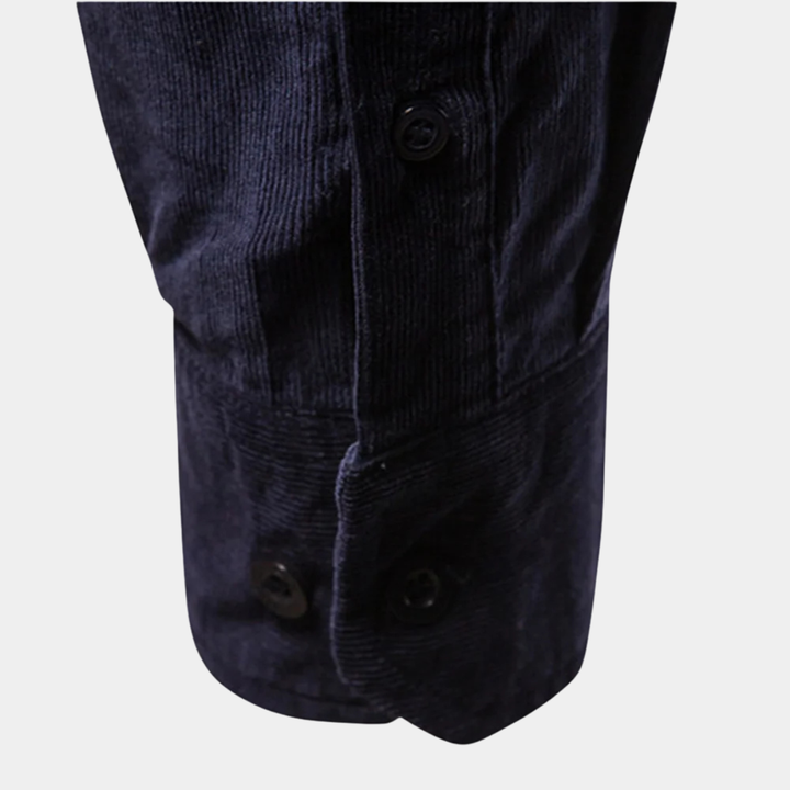 The Lecce Men’s Casual Button Up Corduroy Shirt