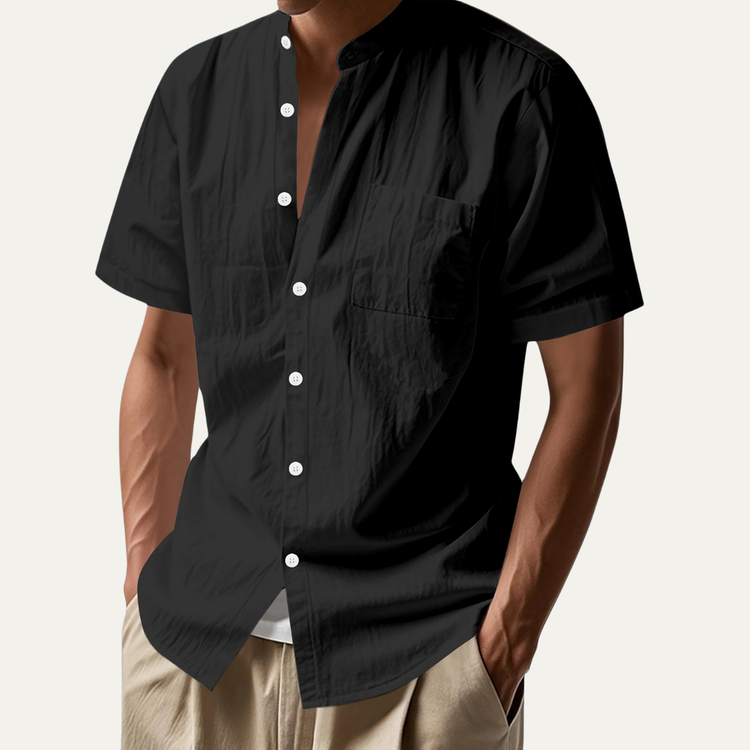 The Westmount Men’s Lightweight Linen Button Up Shirt