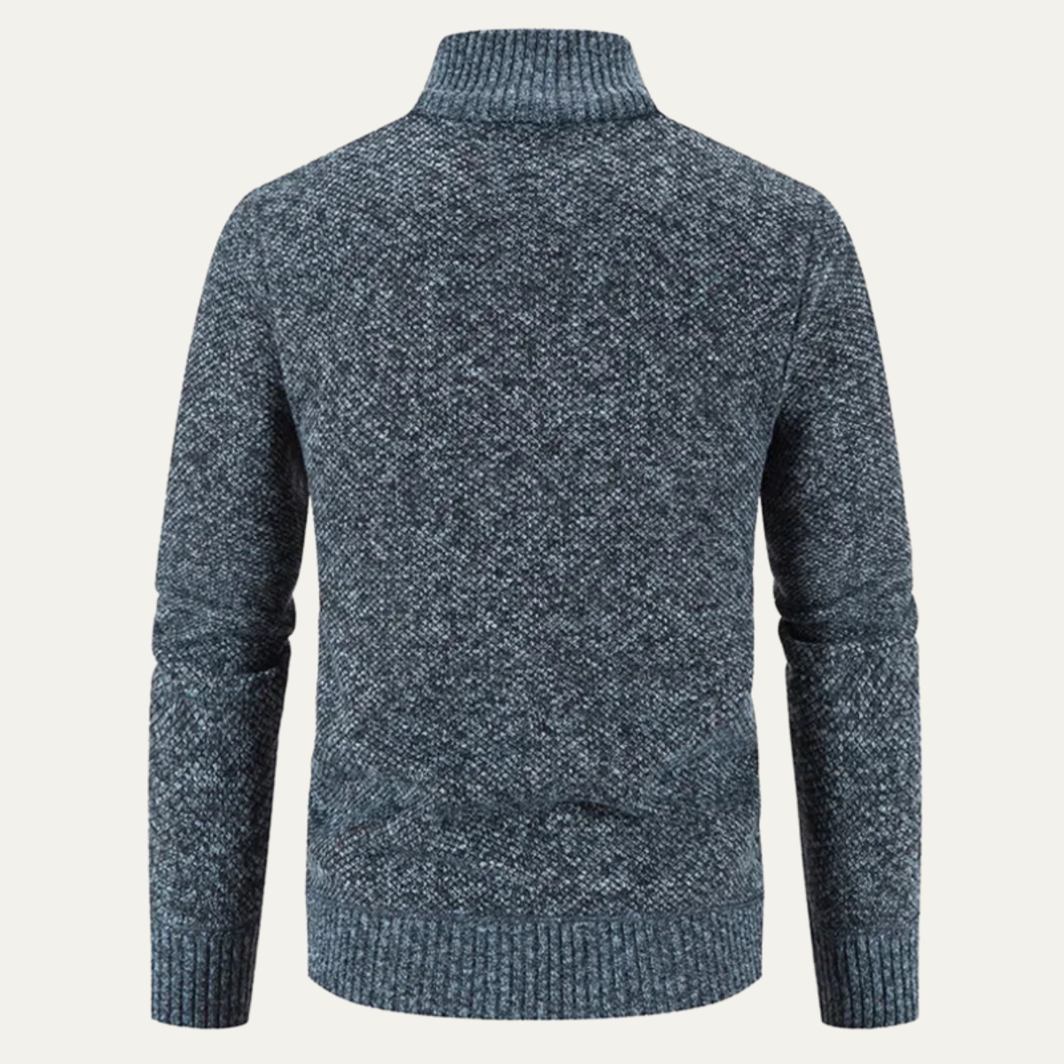 The Alford Men's Knitted Winter Zip  Cardigan