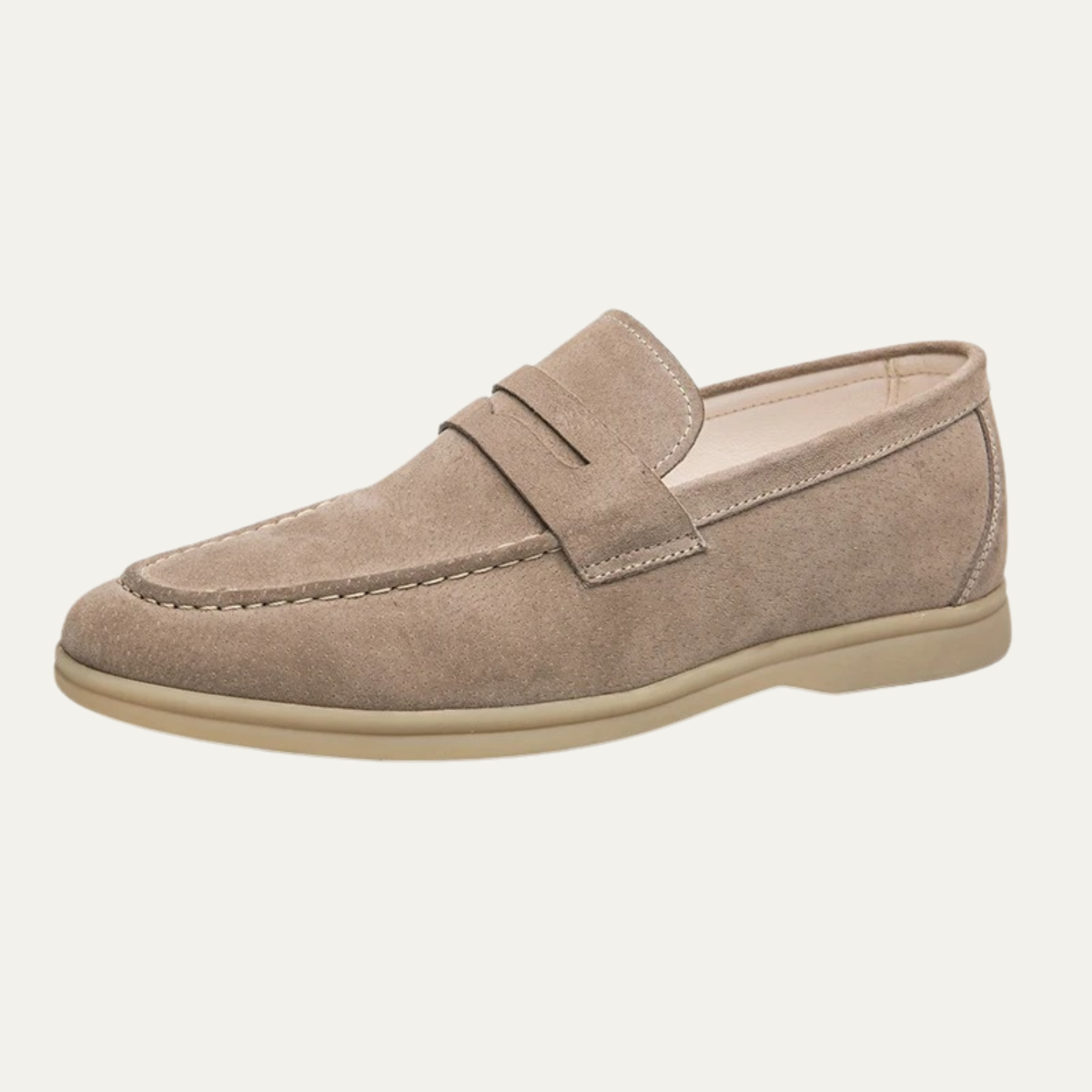 The Torquay Men’s Lightweight Casual Suede Slip On Loafers
