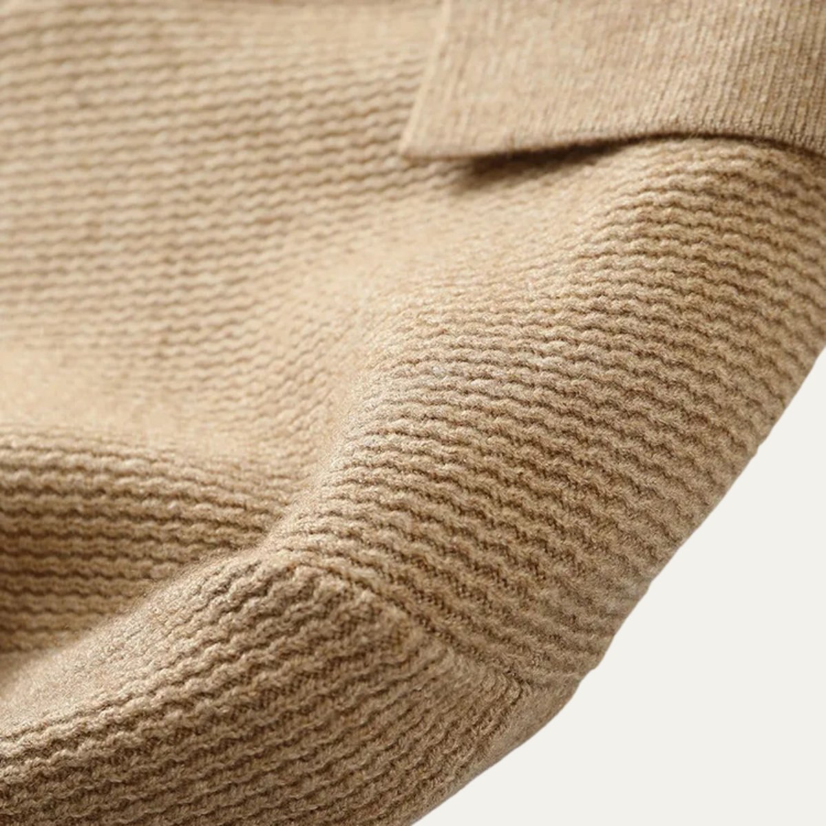 The Moncalvo Men’s Cashmere Knit Shirt Collar Sweater