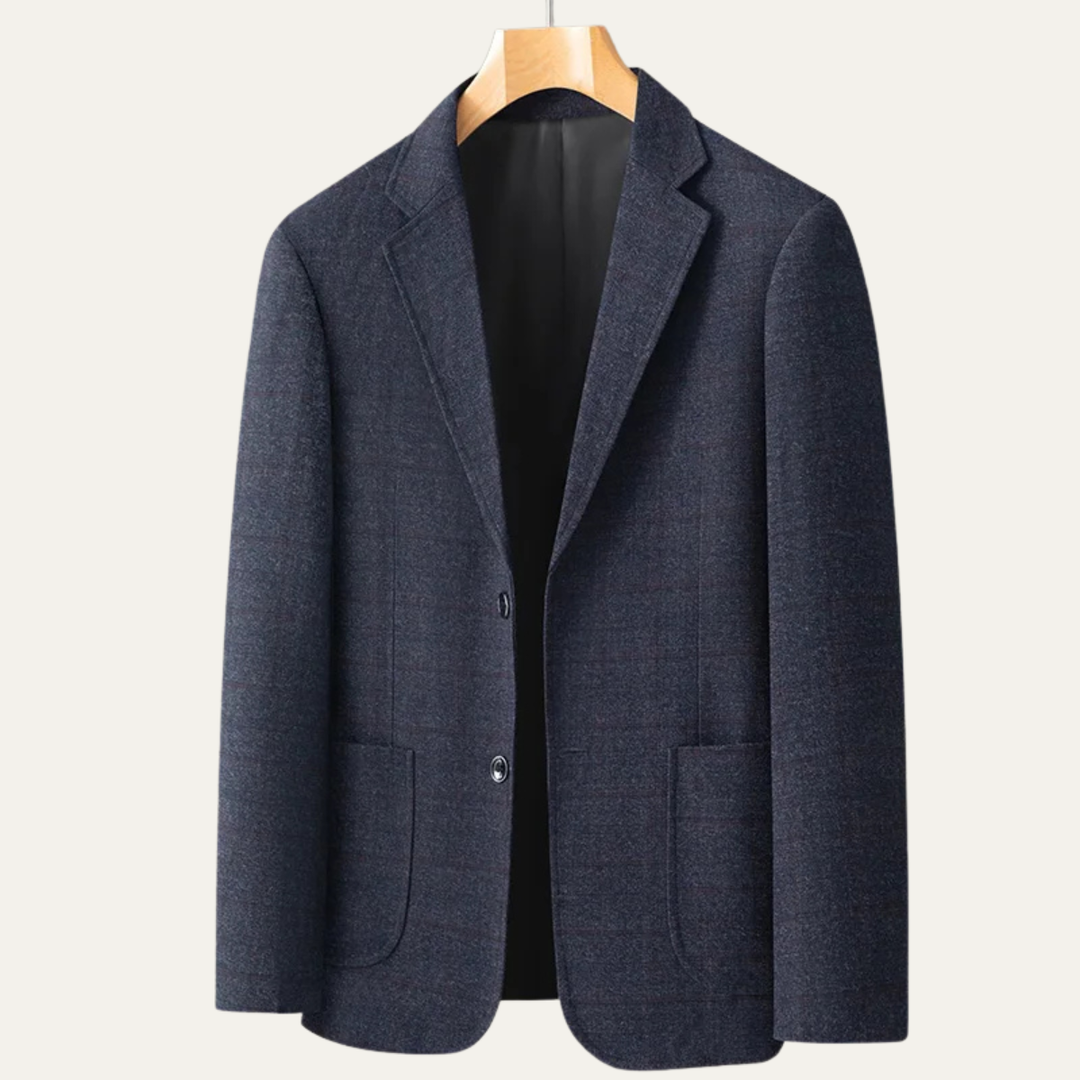 The Nuremberg Men’s Elegant Tweed Style Smart Check Blazer