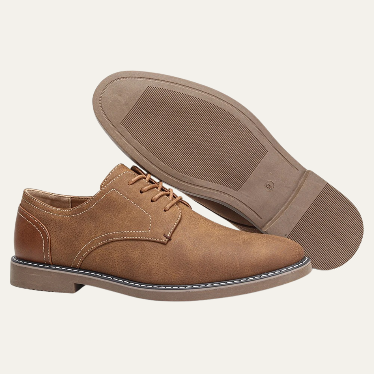 The Monopoli Men’s Lace Up Casual Oxford Leather Shoes