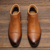 The Rapallo Men’s Classic Side Zip Leather Ankle Boots