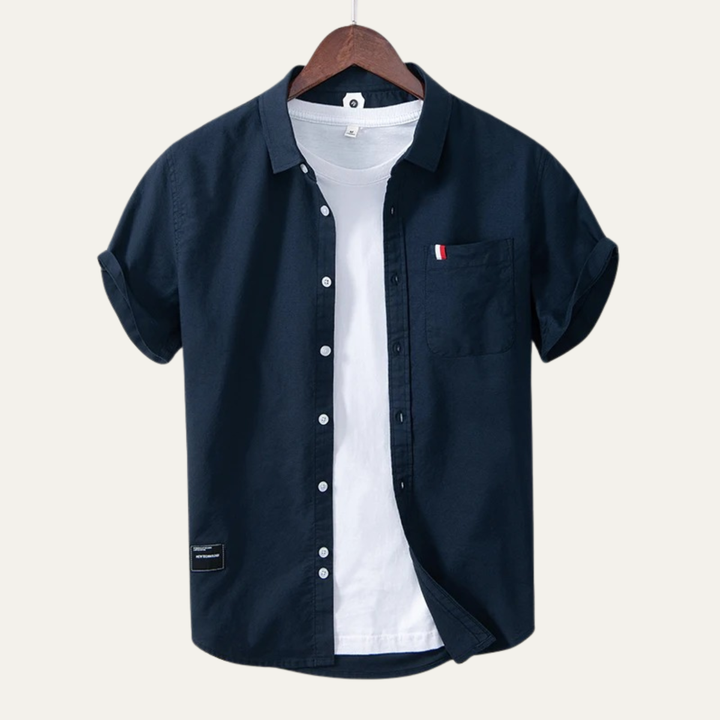 The Salerno Men’s Slim Fit Cotton Button Up Shirt