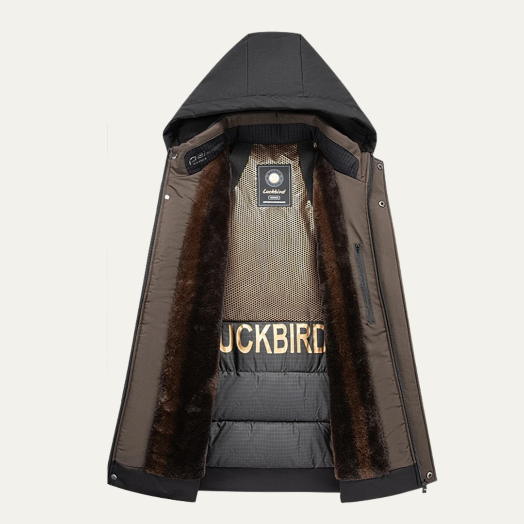 The Noblewood Men's Winter Parka – Waterproof Thickened Warm Hooded Coat