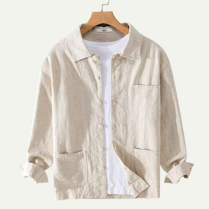 The Waterford Ridge Men’s Retro Casual Cotton Shirt Jacket