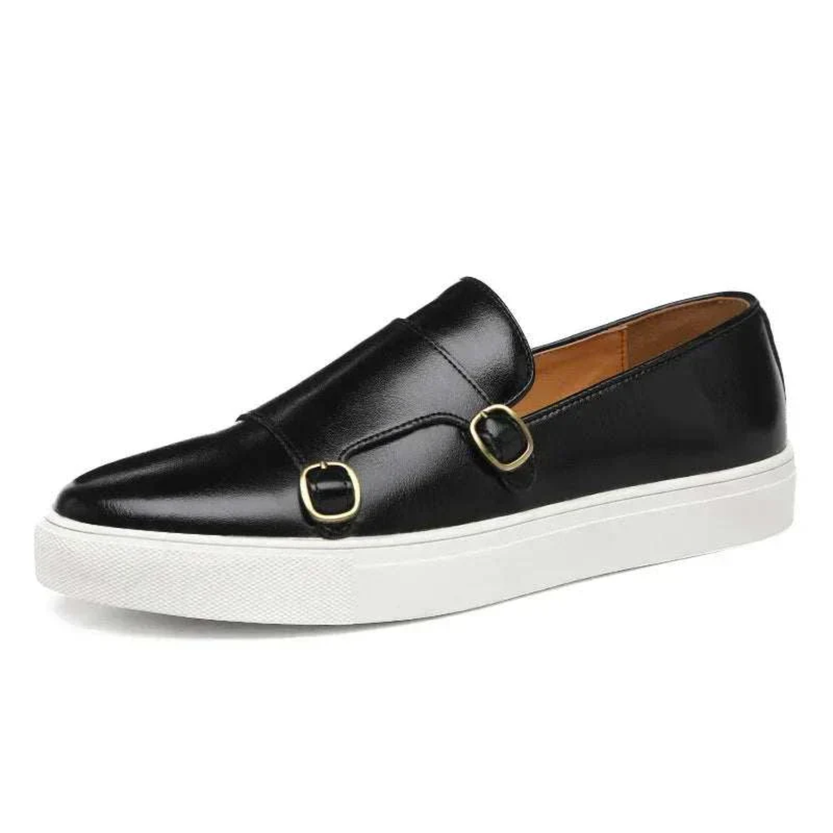 The Grosseto Men’s Leather Loafer with Rubber Sole