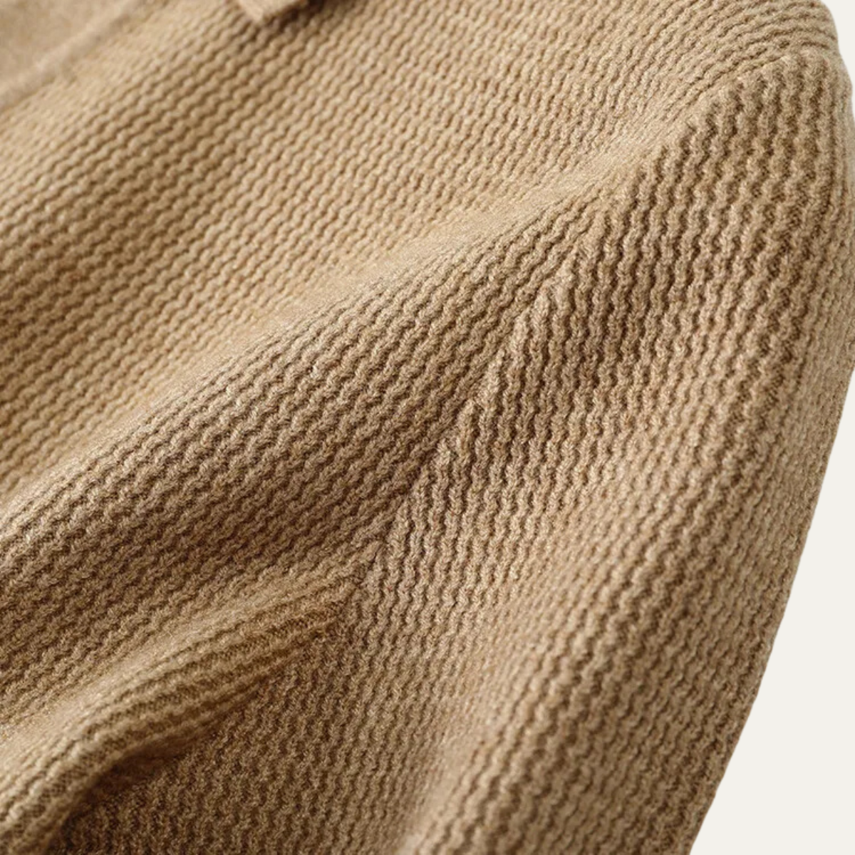 The Moncalvo Men’s Cashmere Knit Shirt Collar Sweater