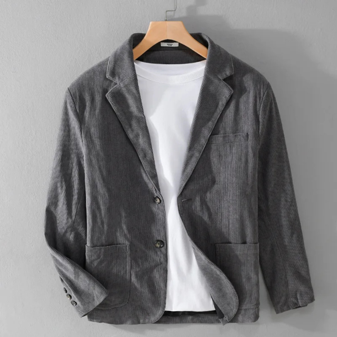 The Devonshire Men’s Warm Corduroy Business Casual Work Jacket