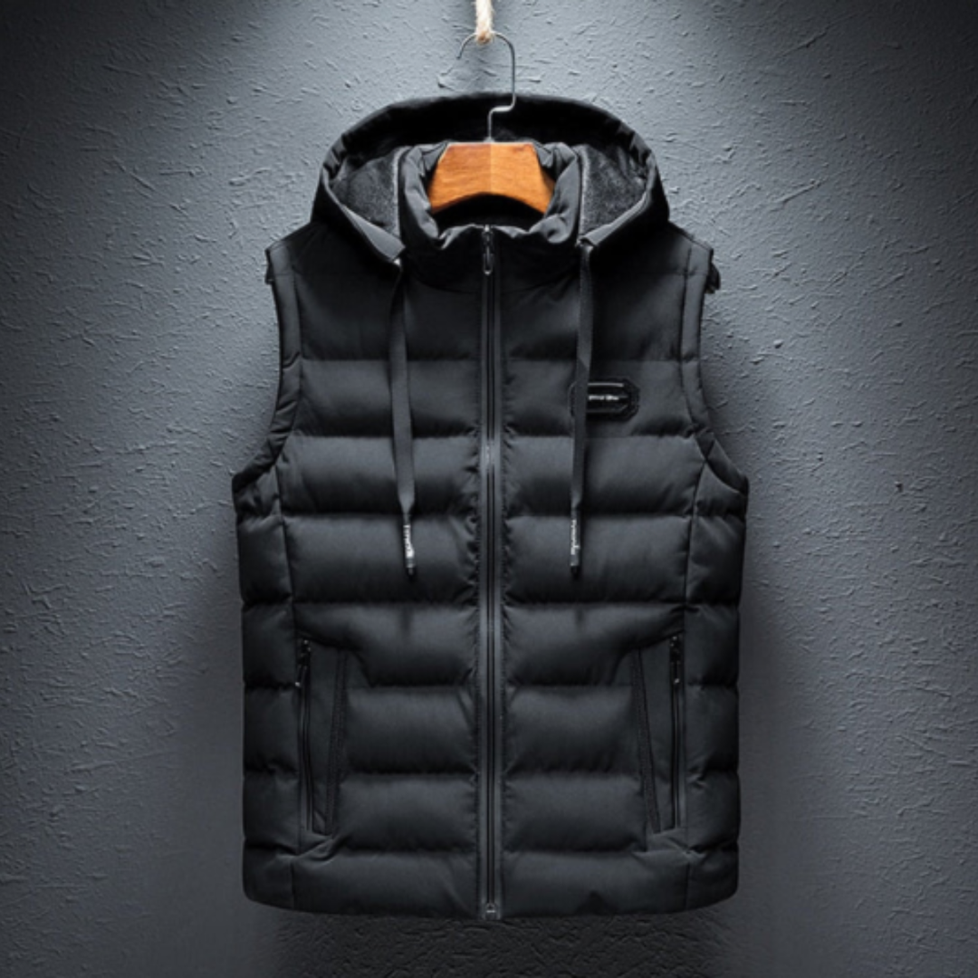 The Winslow Men’s Lightweight Puffer Quilted Vest with Hood
