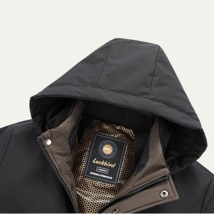 The Noblewood Men's Winter Parka – Waterproof Thickened Warm Hooded Coat