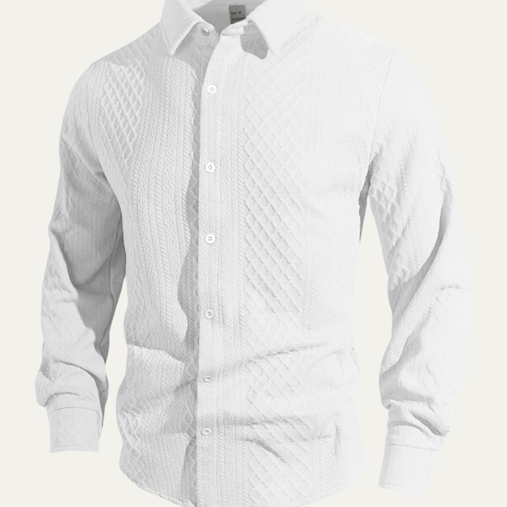 The Tarquinia Men’s Business Casual Knit Shirt