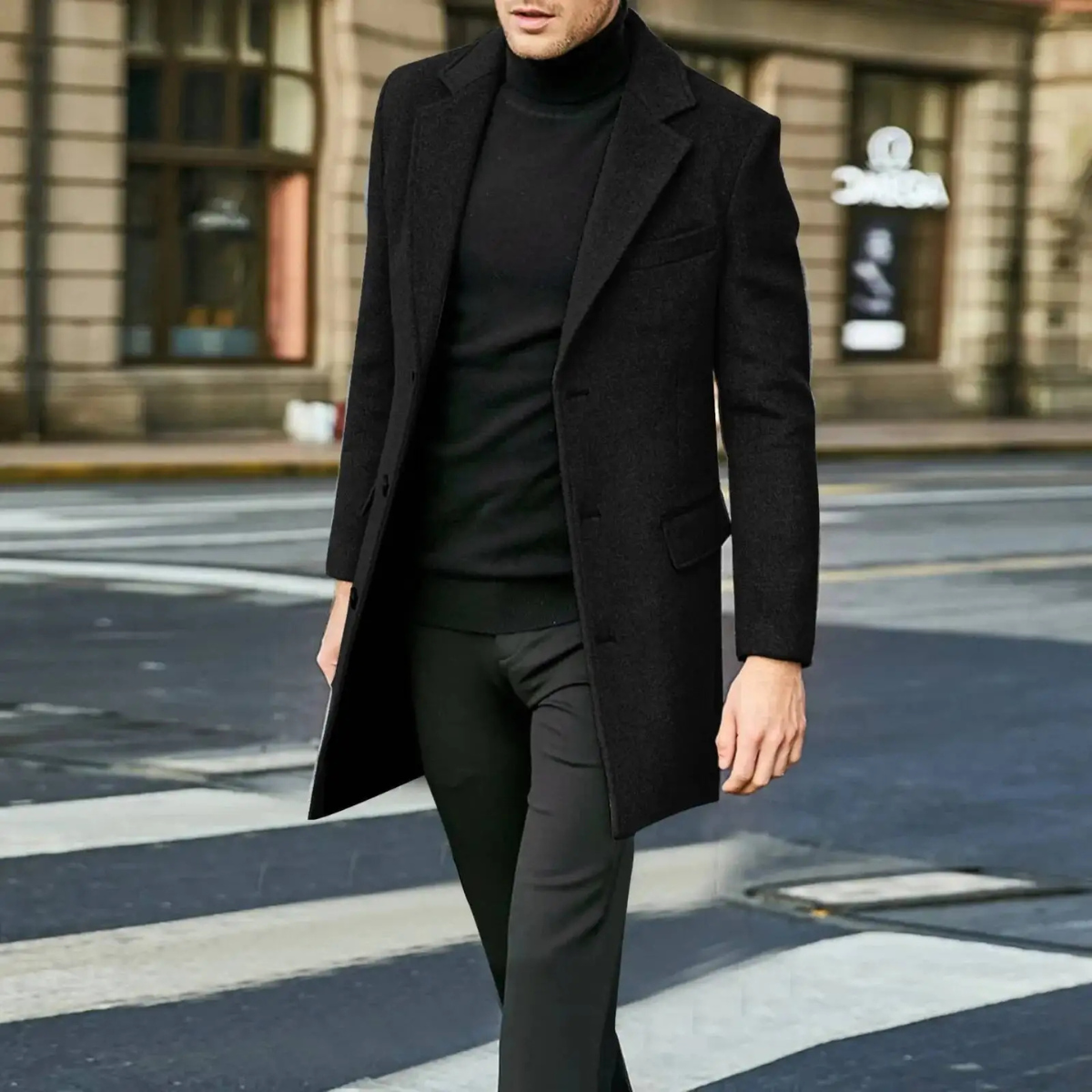 The Eastgate – Men’s Smart Tailored Overcoat