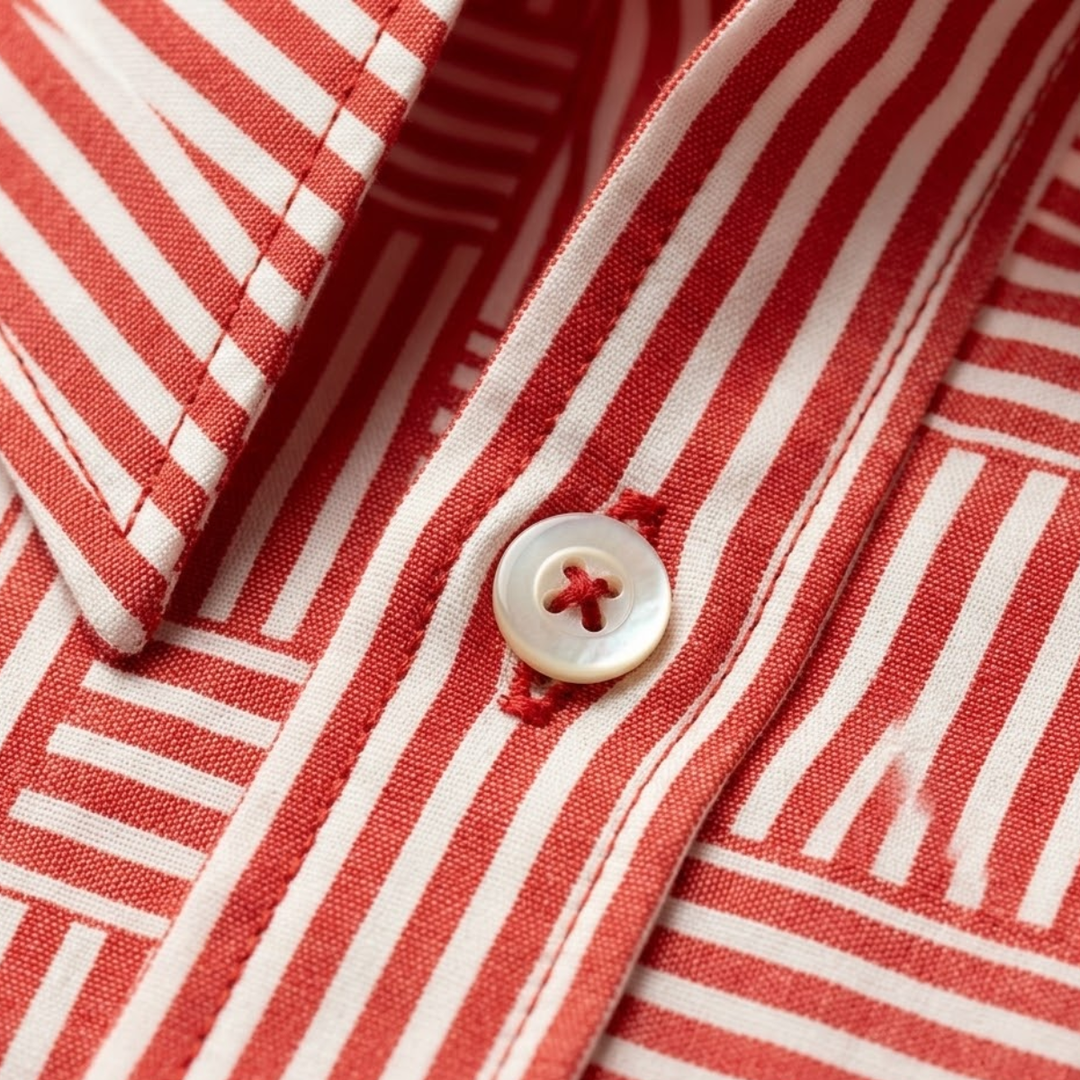 The Dunhill Men’s Lightweight Striped Wrinkle Resistant Shirt