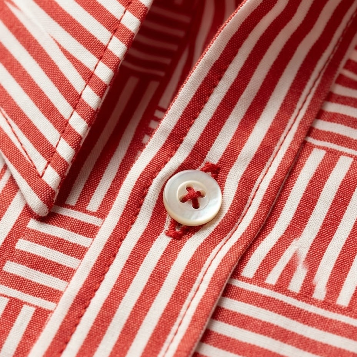 The Dunhill Men’s Lightweight Striped Wrinkle Resistant Shirt
